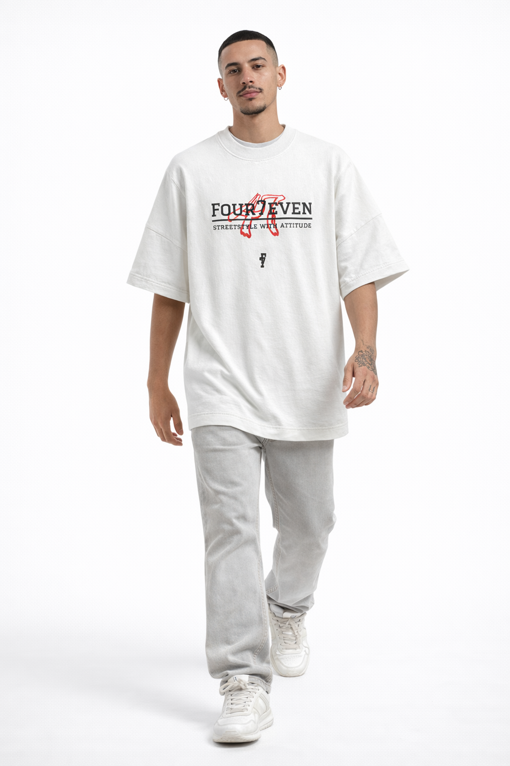 FourSeven CLSD Oversize Tee - Limited Edition Herren Streetwear T-Shirt