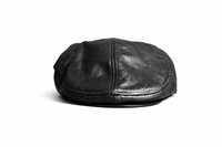 Shiba Mütze Premium Streetwear Cap aus schwärzen Leder von Foursevenclothes 