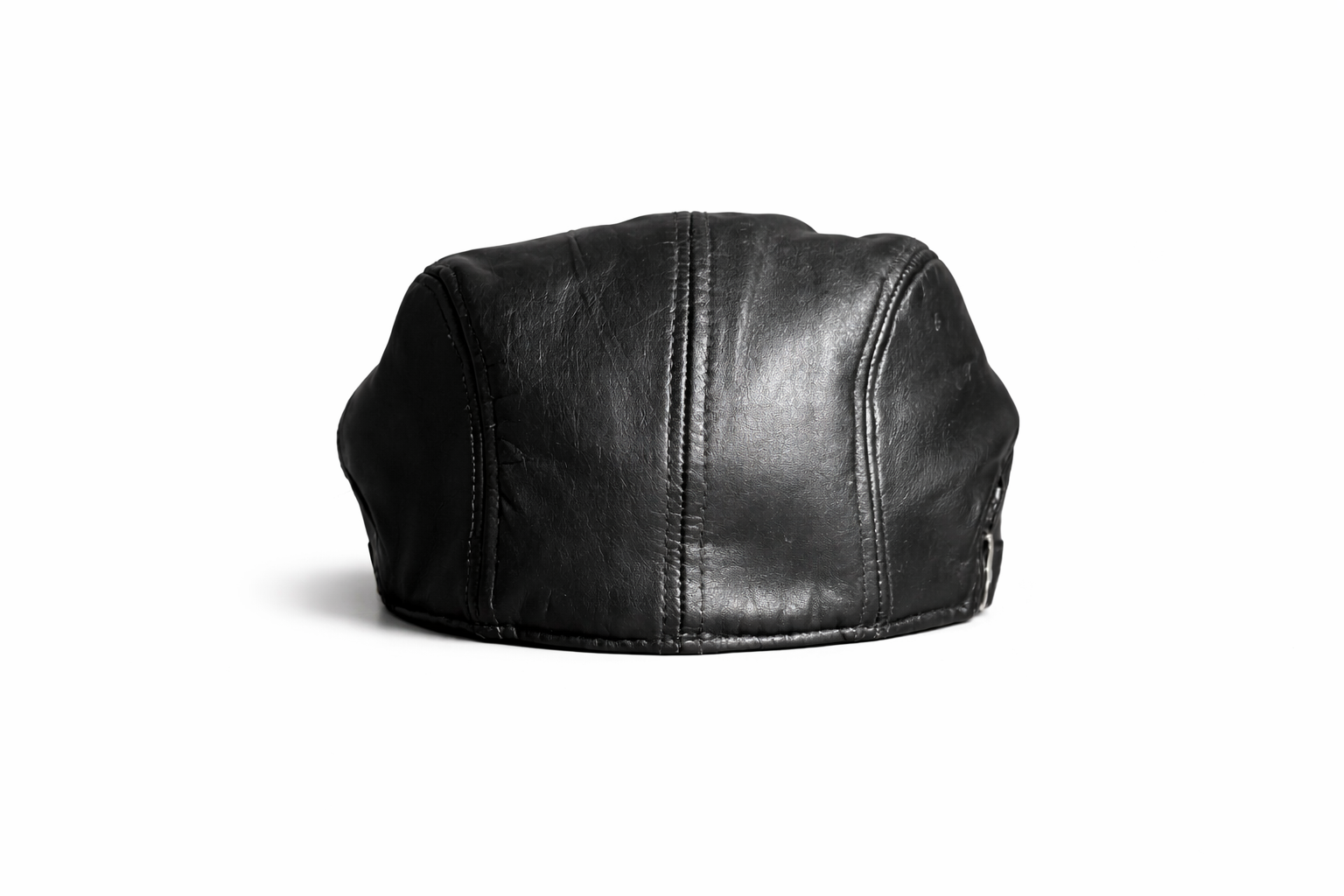 Shiba Mütze Premium Streetwear Cap aus schwärzen Leder von Foursevenclothes 