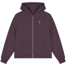 Bodo Rote Tracksuit Jacke mit modernem Streetwear-Schnitt, durchgehendem Reißverschluss und dezentem Branding auf der Brust. Sportlich mit klaren Linien, ideal für Alltag und Urban Style