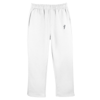 WeißeTracksuit Hose mit modernem Streetwear-Schnitt, und dezentem Branding. Sportlich mit klaren Linien, ideal für Alltag und Urban Style