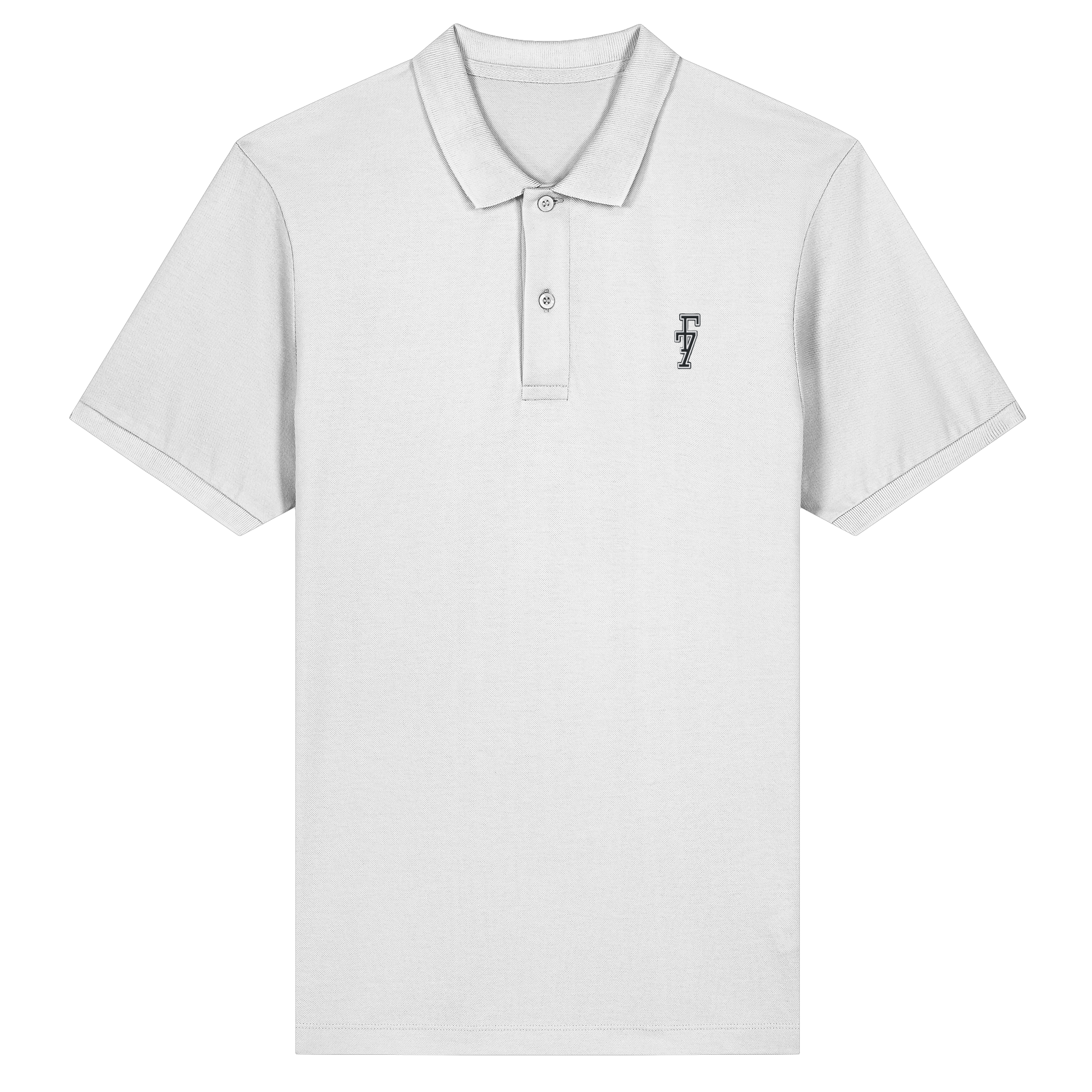 FourSeven Presence Polo - Premium Herren Poloshirt Weiß
